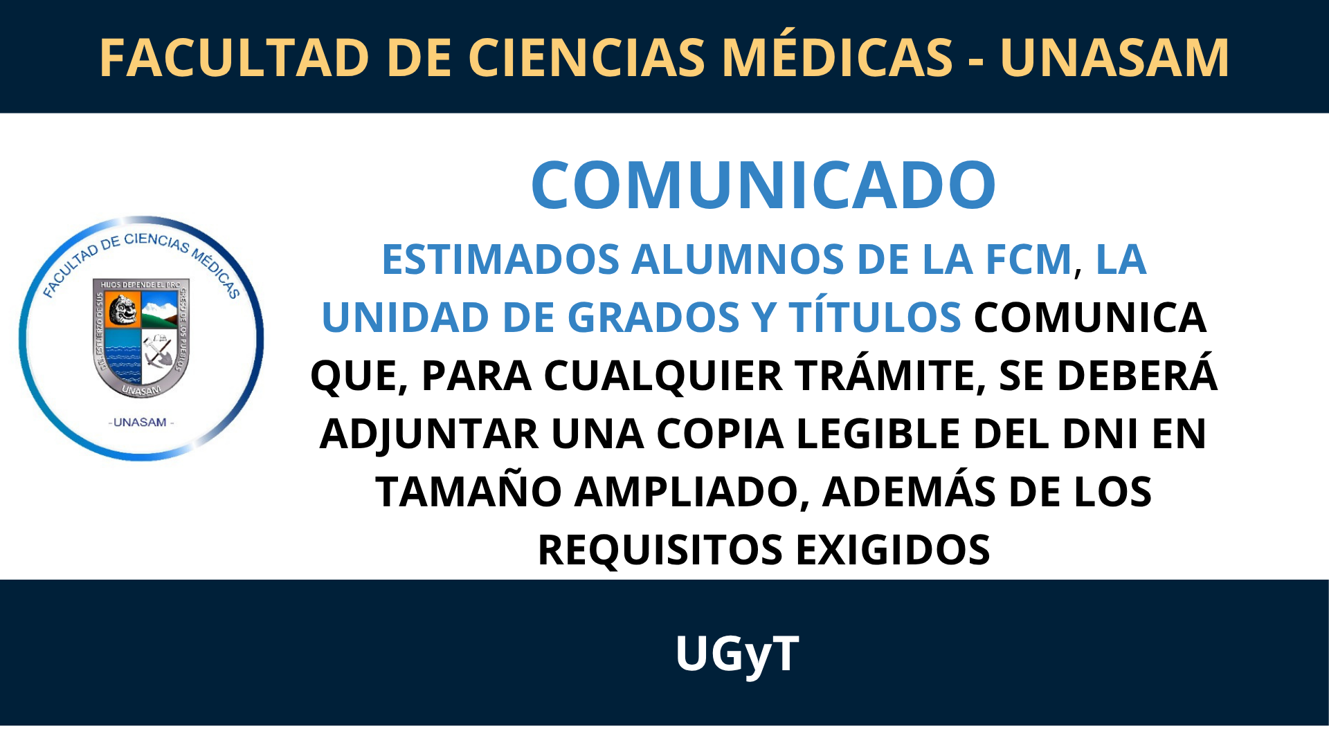  														COMUNICADO
														