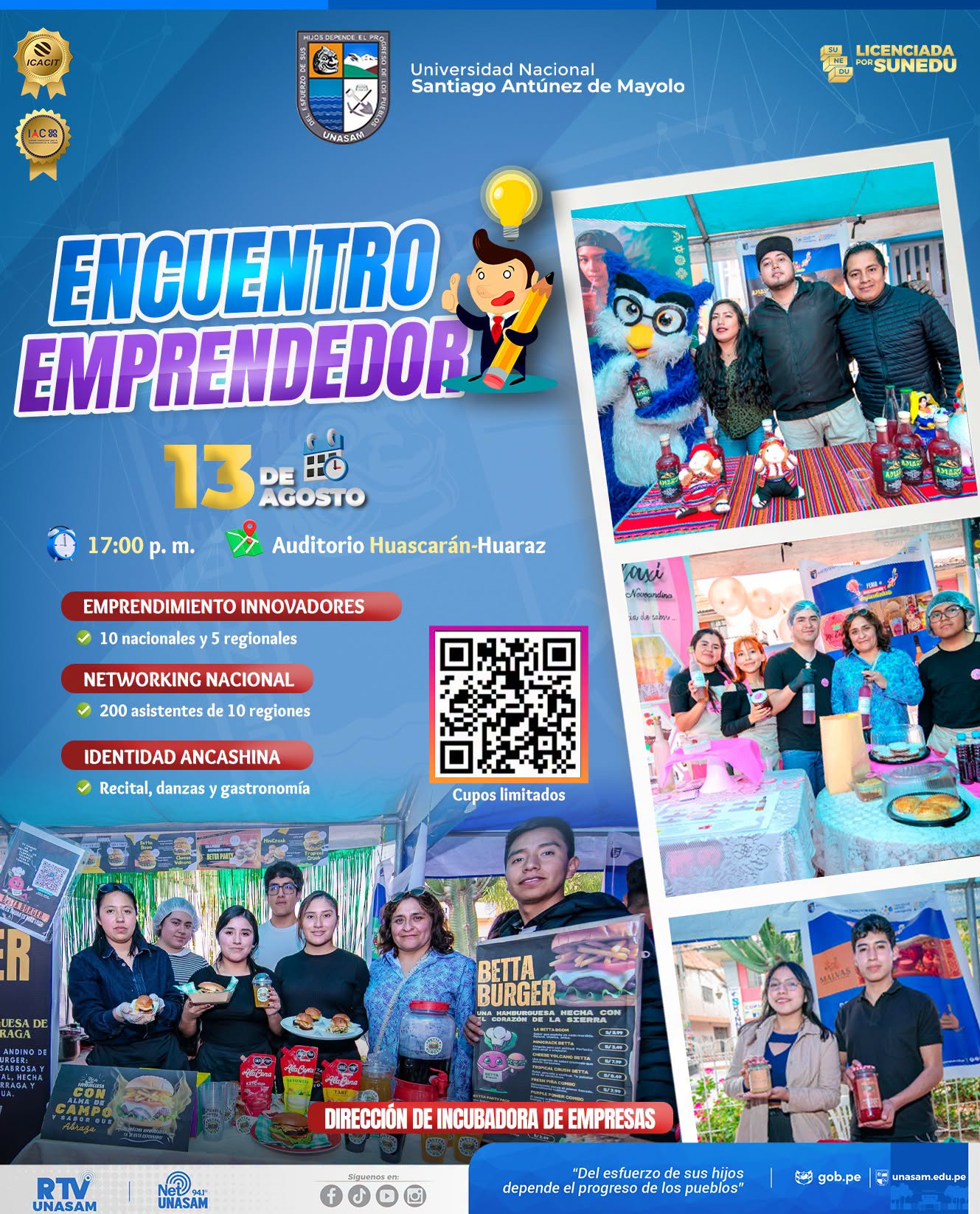  																Encuentro emprendedor: Conecta, innova y genera oportunidades
																