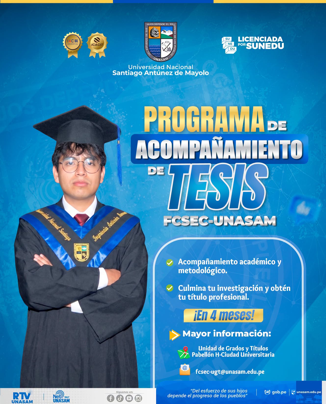  																Da el primer paso hacia tu titulación con el programa de acompañamiento de tesis
																