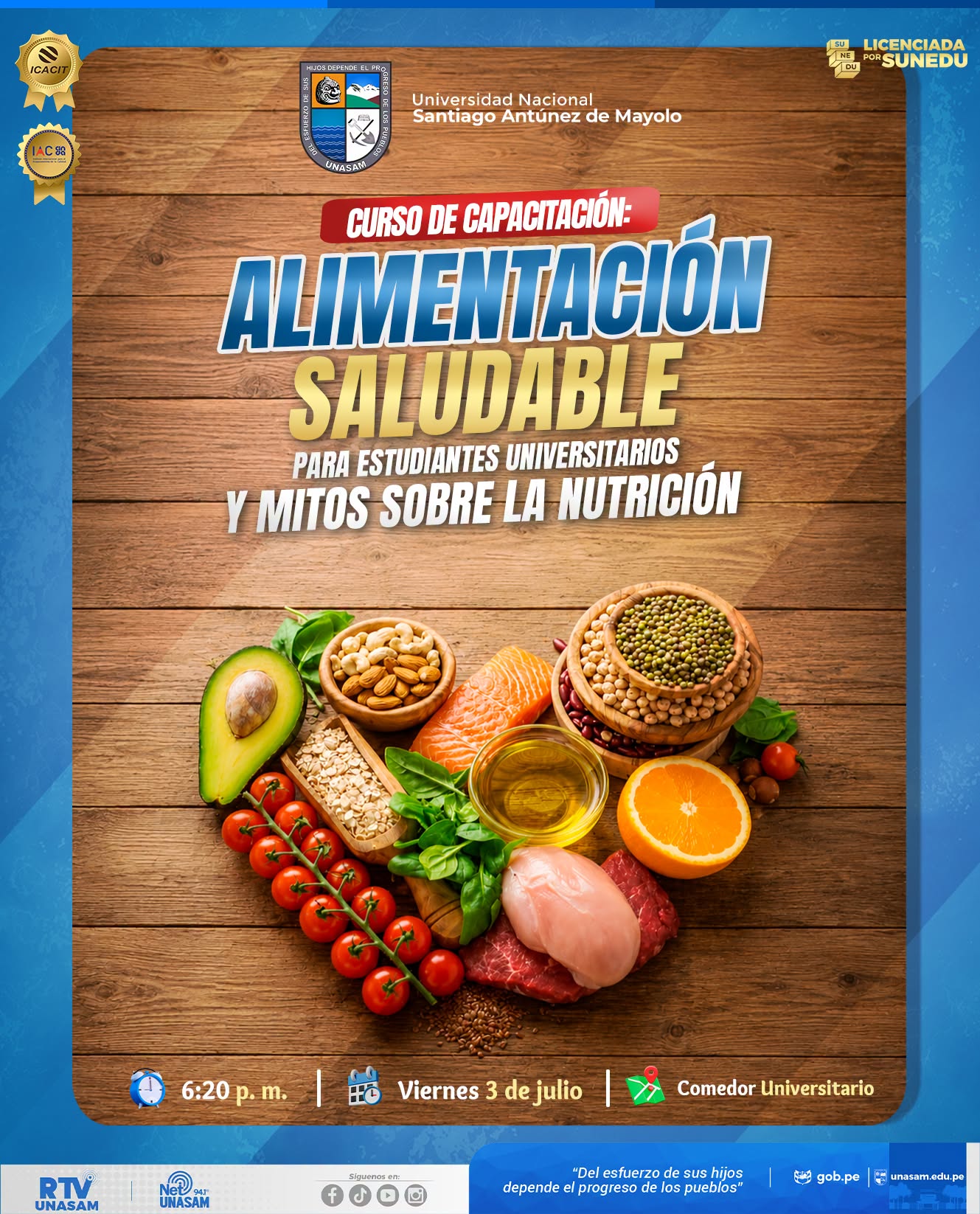  																Alimentación saludable para estudiantes  universitarios y mitos sobre la nutrición
																