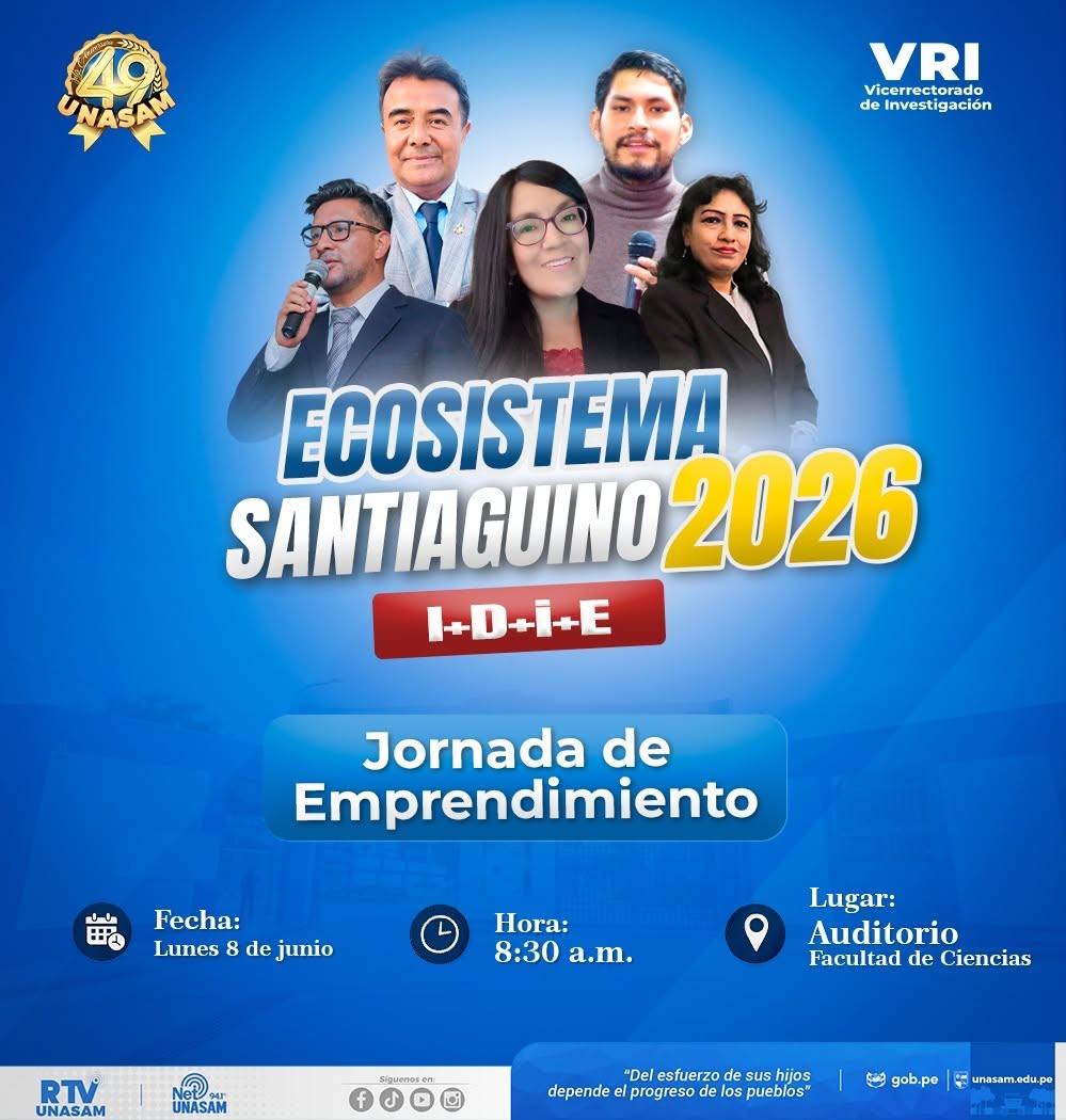  																Jornada de emprendimiento: ecosistema santiaguino 2026-I+D+i+E
																