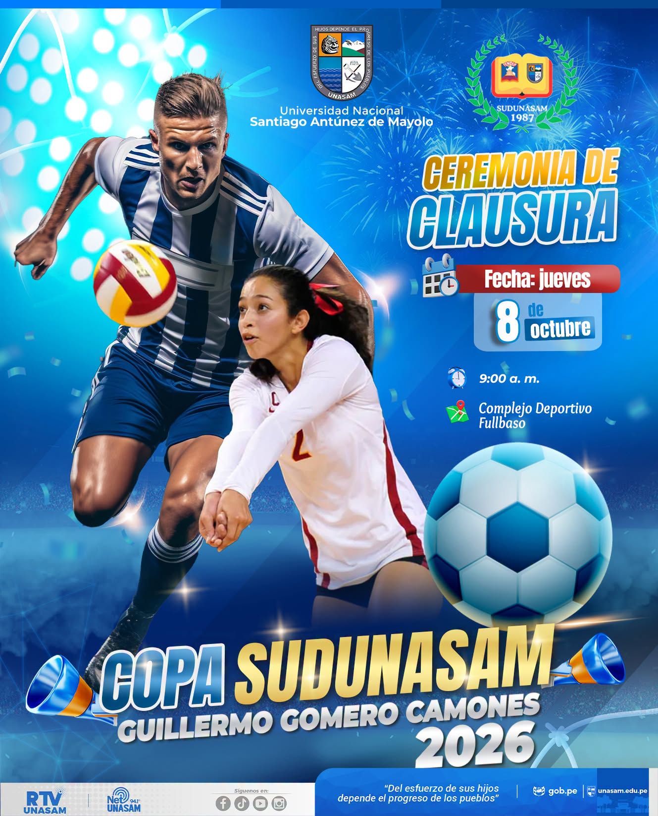  																Copa SUDUNASAM 2026- ceremonia de clausura
																