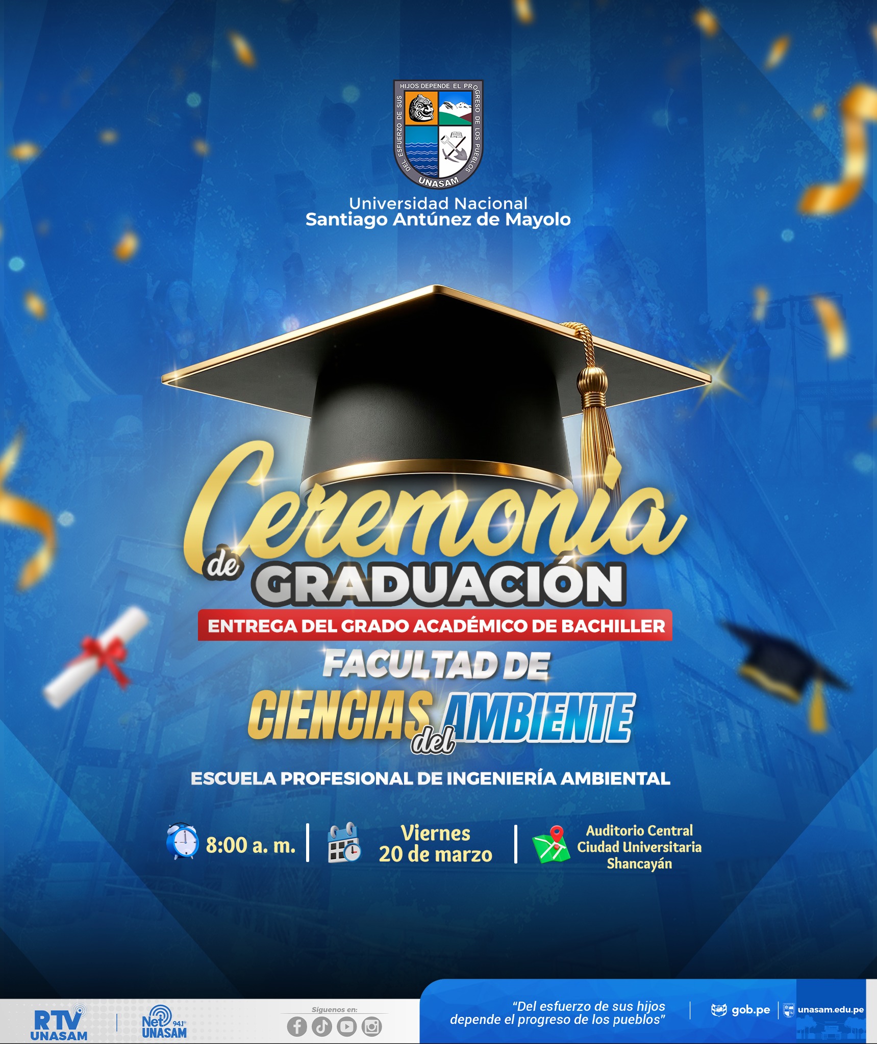  																CEREMONIA DE GRADUACIÓN
																