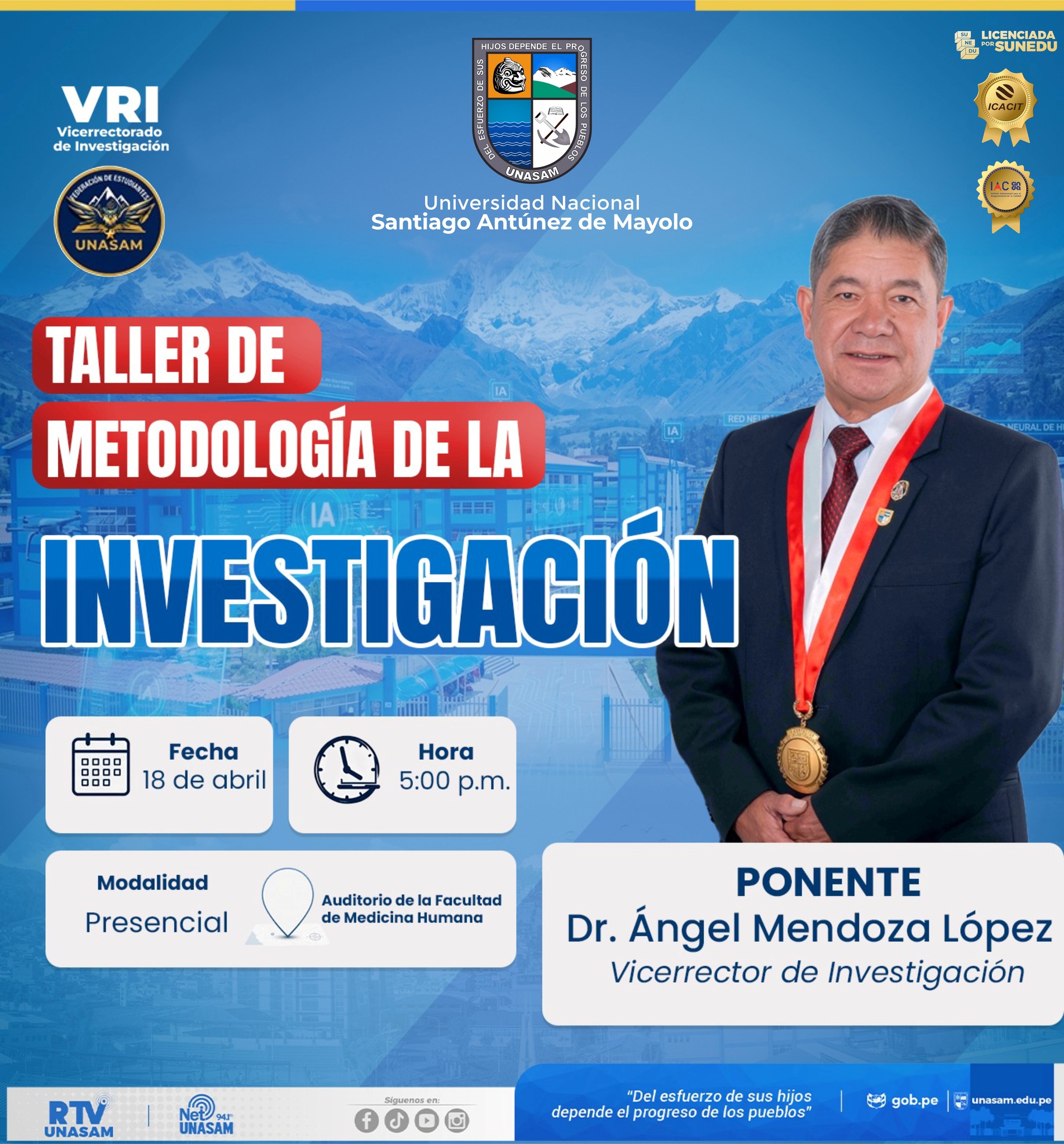  																TALLER DE METODOLOGÍA DE INVESTIGACIÓN
																