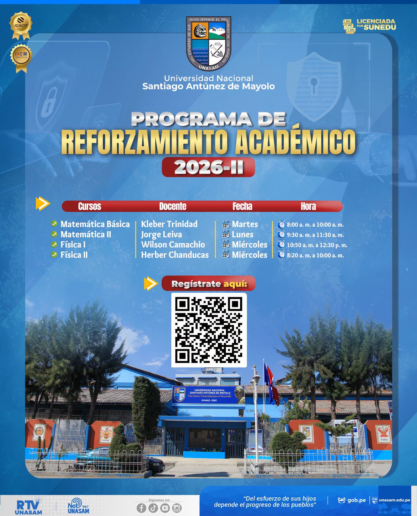  																Programa de reforzamiento académico2026-II
																