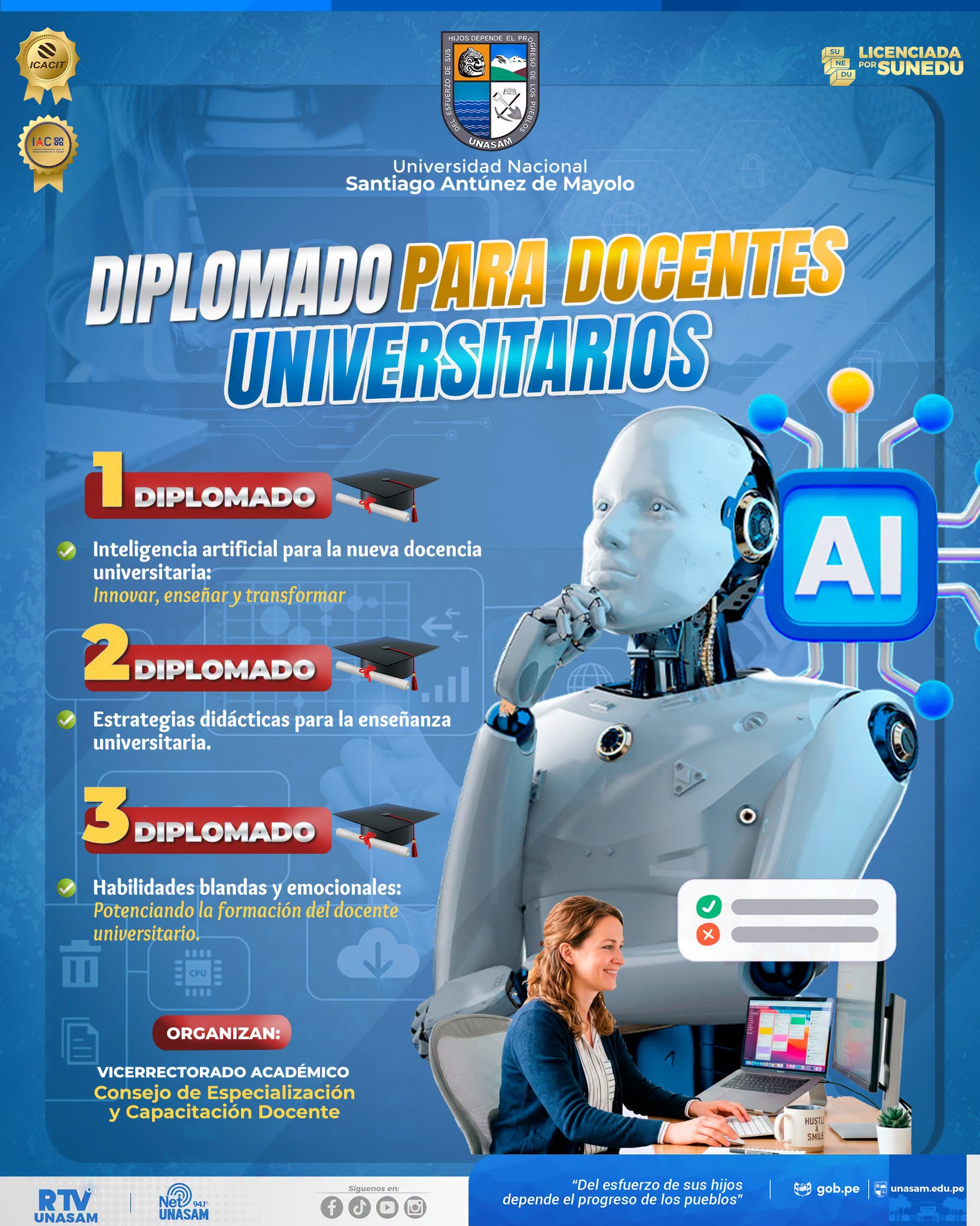  																Diplomados para docentes universitarios
																