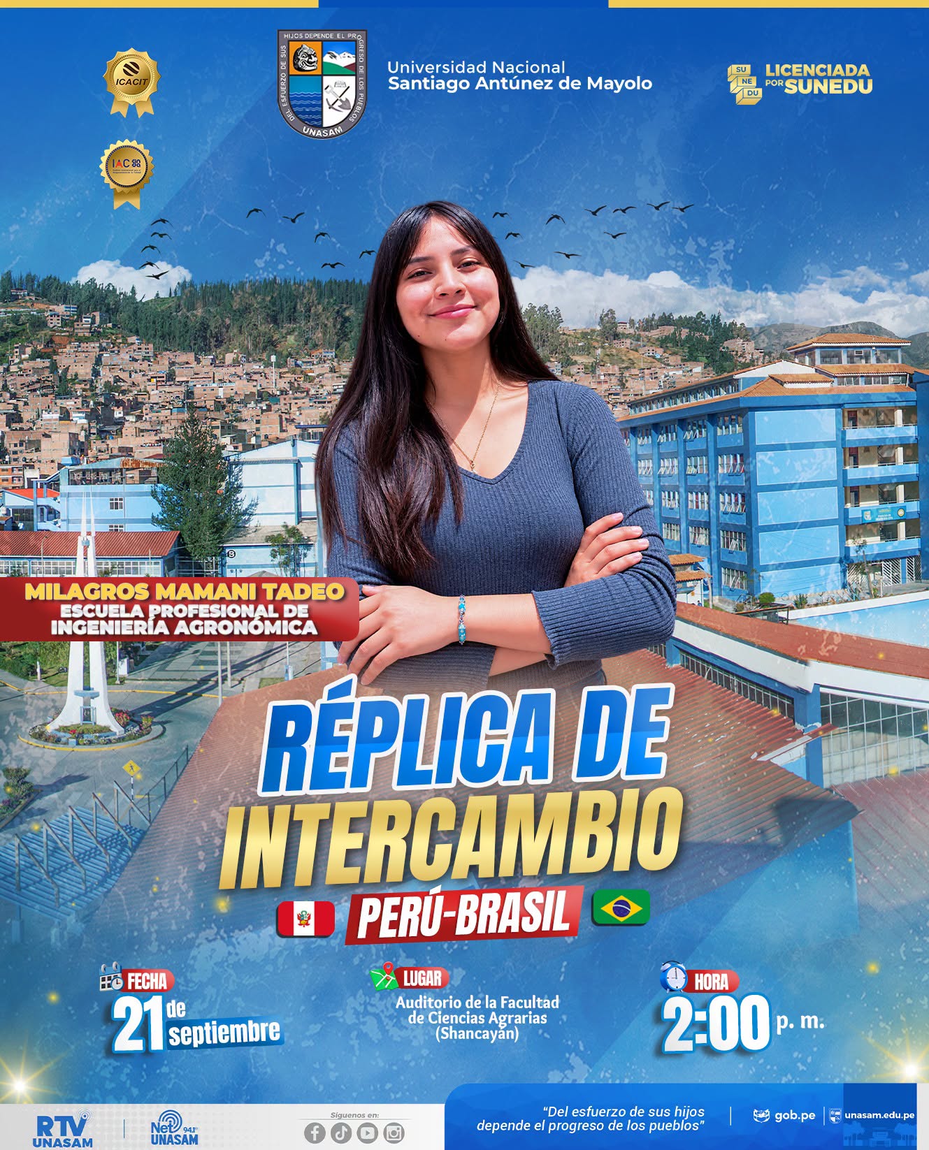  																Réplica de experiencia de intercambio internacional
																