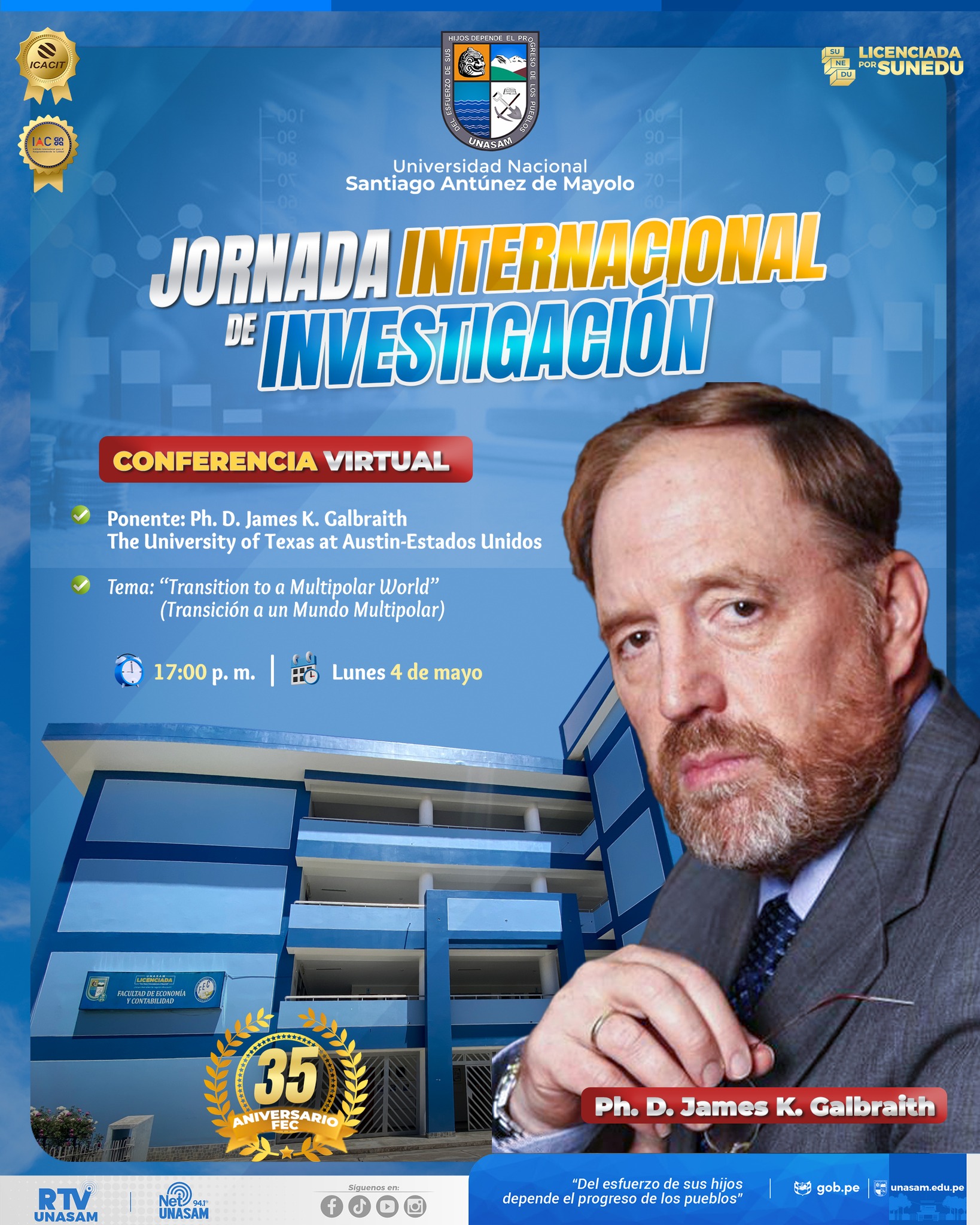  																JORNADA INTERNACIONAL DE INVESTIGACIÓN-FEC
																