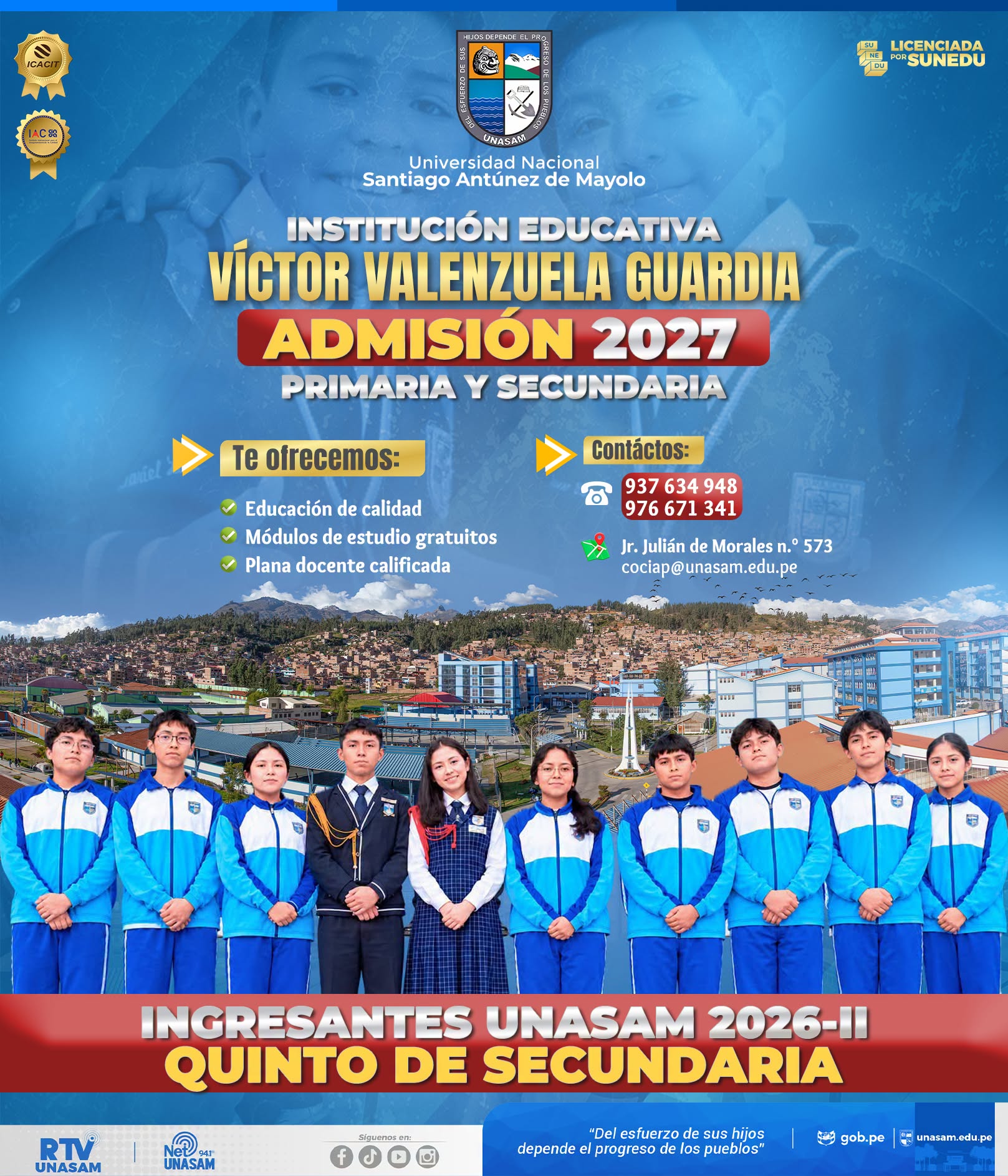  																Admisión COCIAP 2027
																