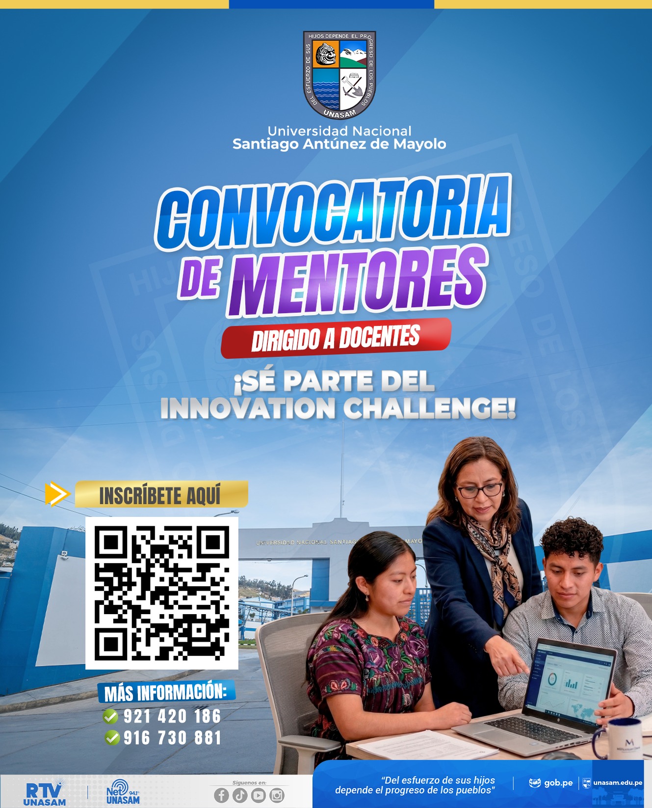  																CONVOCATORIA DE DOCENTES MENTORES- INNOVATION CHALLENGE 2026!
																