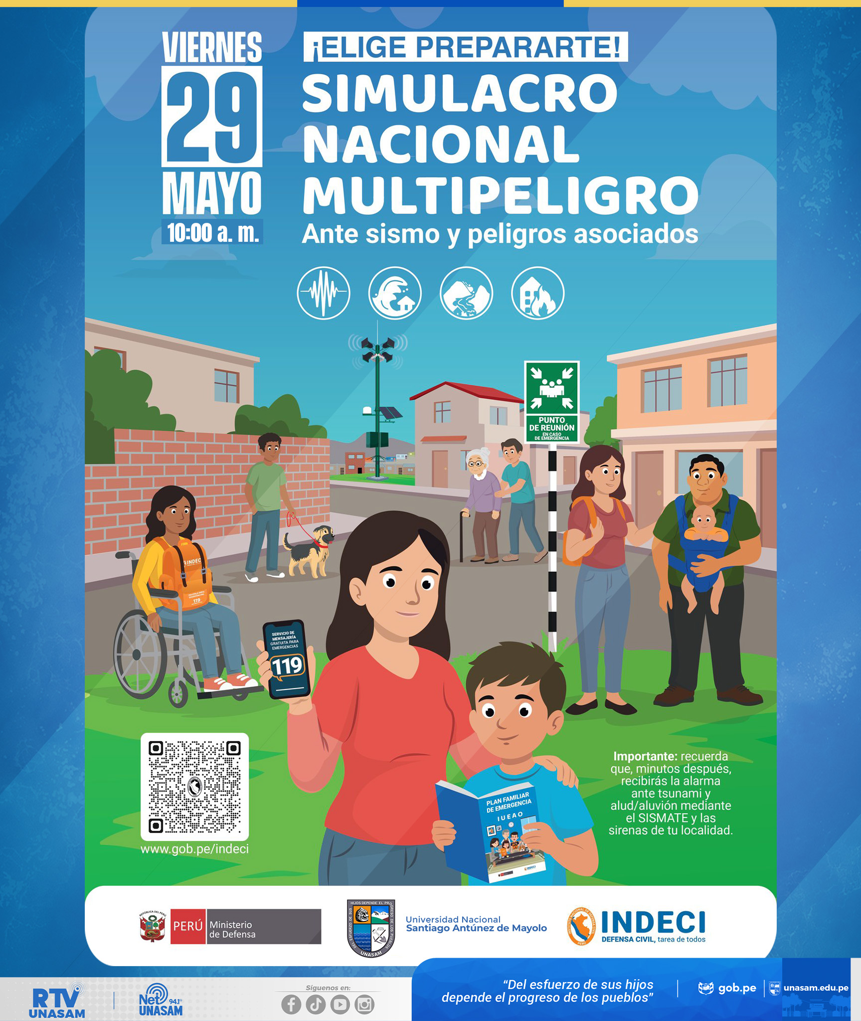  																Simulacro Nacional Multipeligro
																
