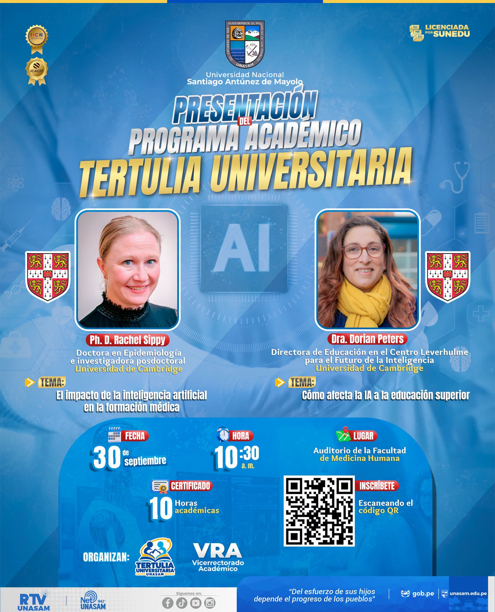  																Tertulia universitaria Unasam
																