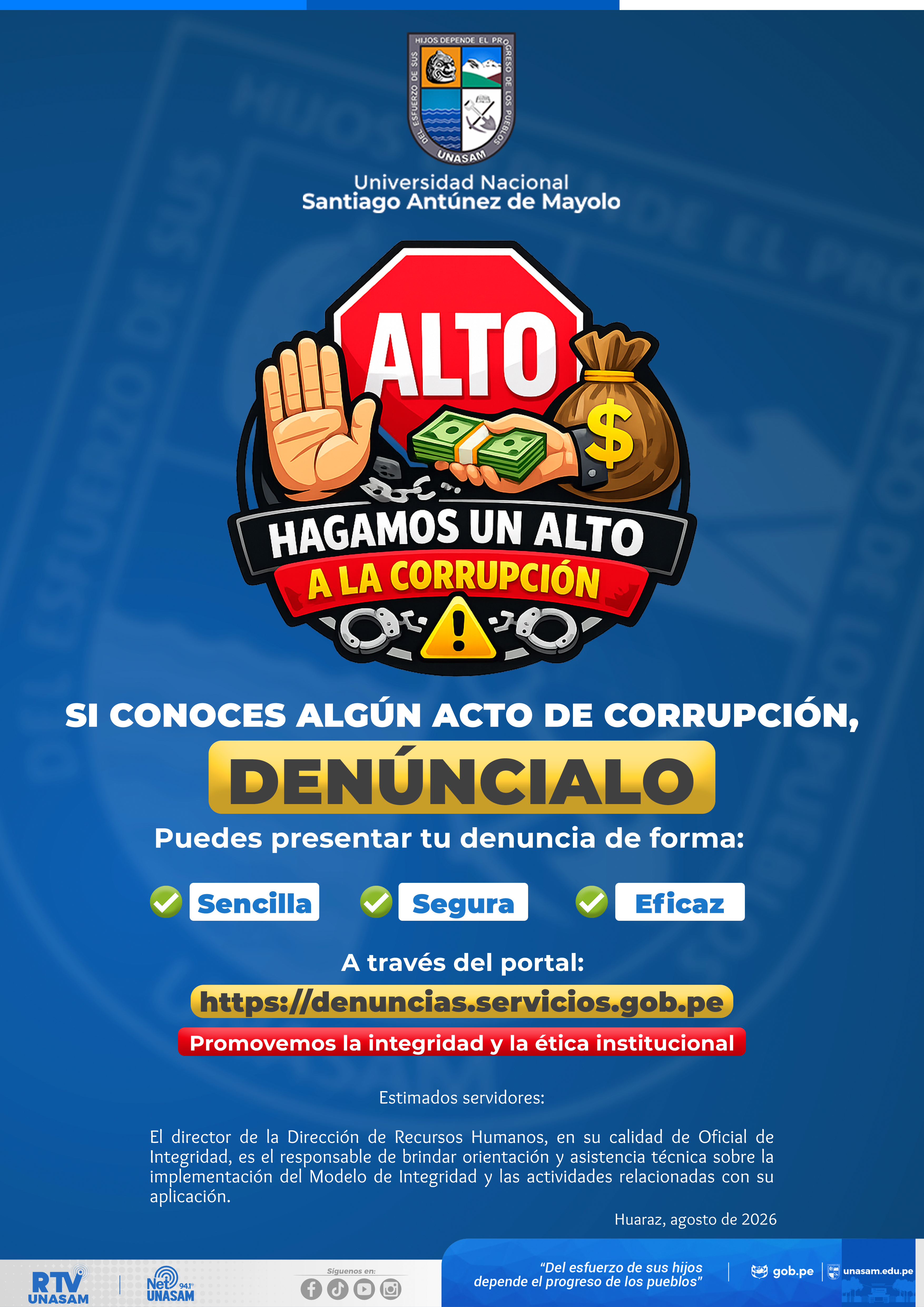 Afiche de denuncias
