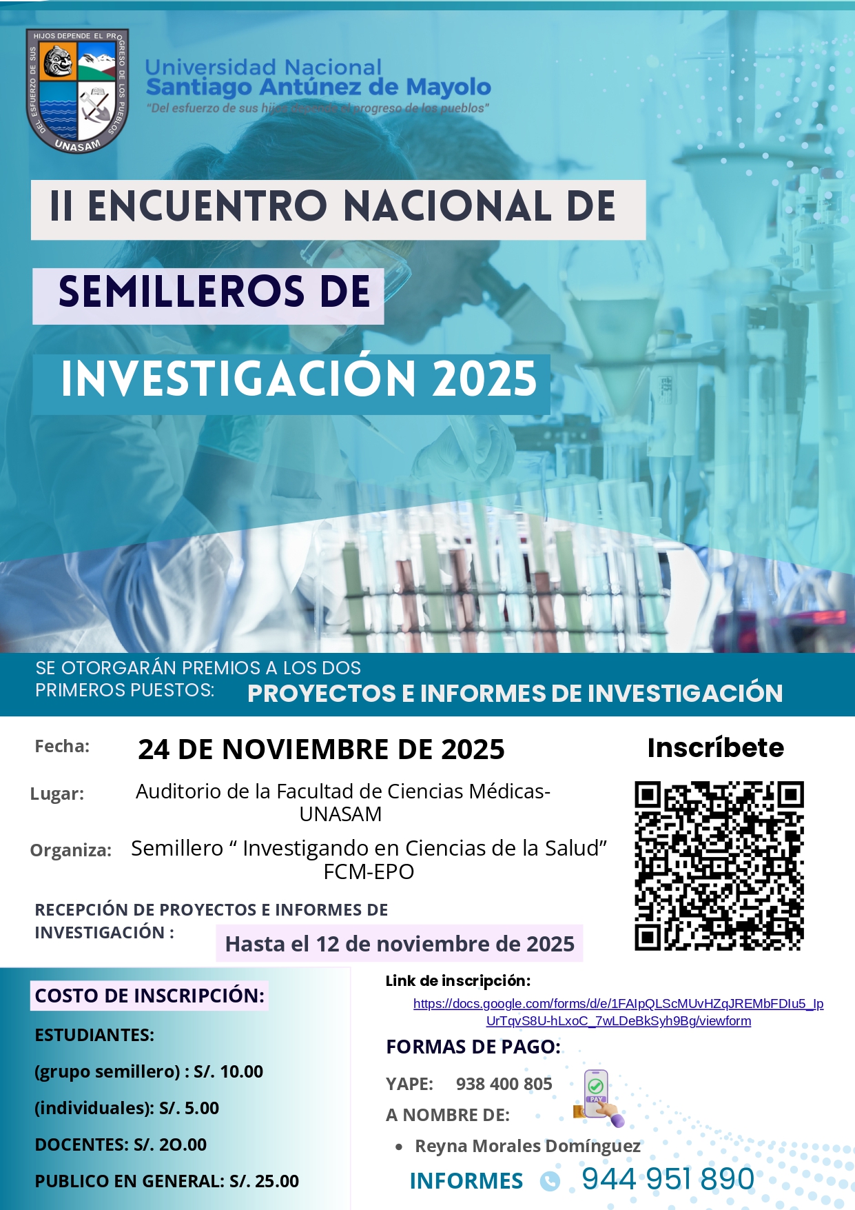  													¡II ENCUENTRO NACIONAL DE SEMILLEROS DE INVESTIGACIÓN 2025!
													