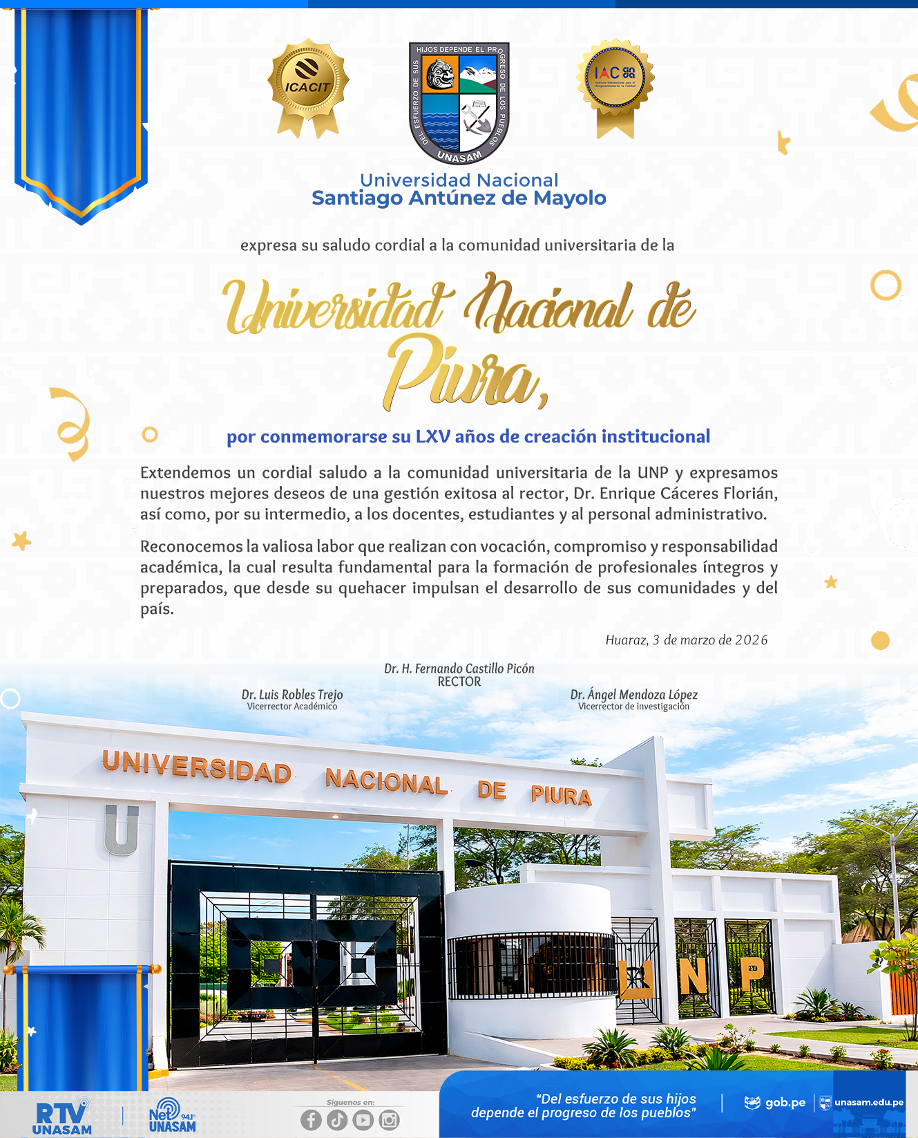  														¡Feliz aniversario, Universidad Nacional de Piura!
														