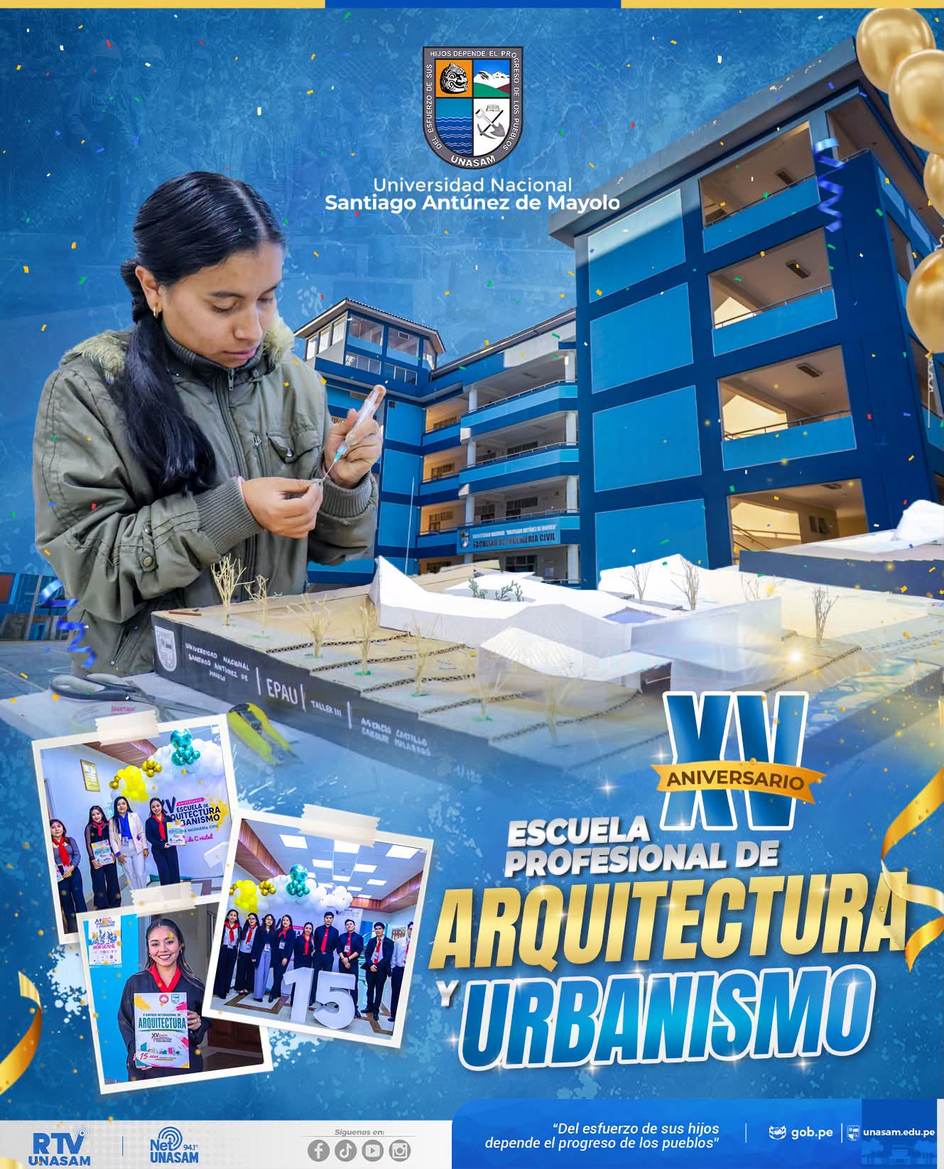  														¡Feliz aniversario, Escuela Profesional de Arquitectura y Urbanismo!
														