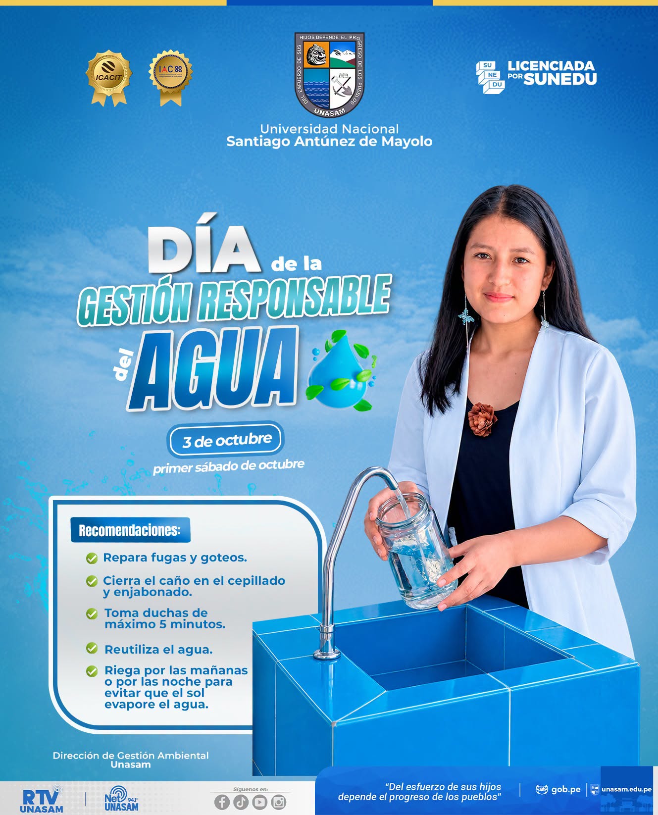  														Día de la gestión responsable del agua
														
