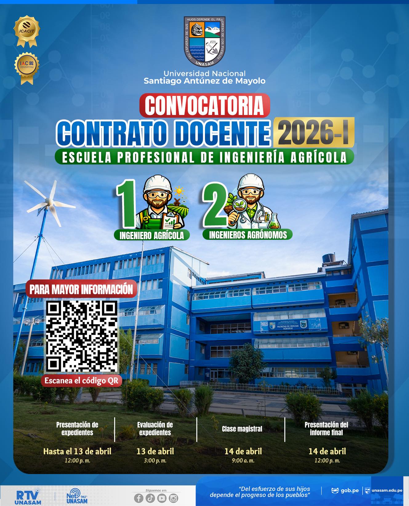  														CONTRATO DOCENTE FACULTAD DE CIENCIAS AGRARIAS
														