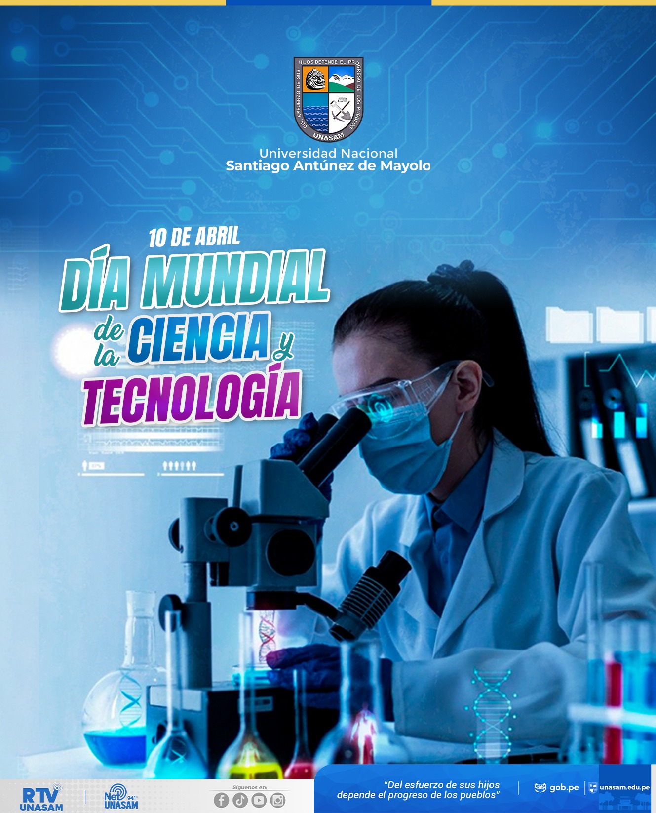  														Día Internacional de la Ciencia y la Tecnología 
														