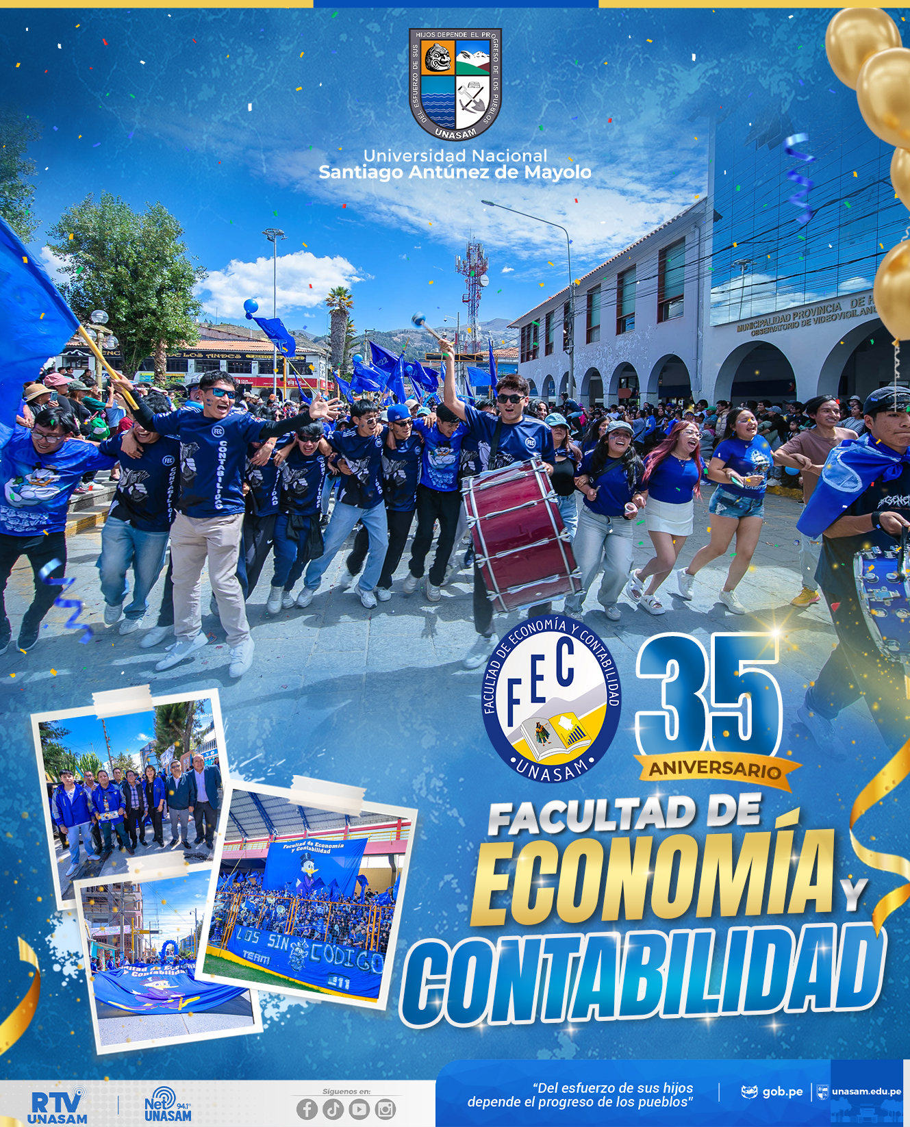  														Feliz XXXV aniversario Facultad de Economía y Contablilidad
														