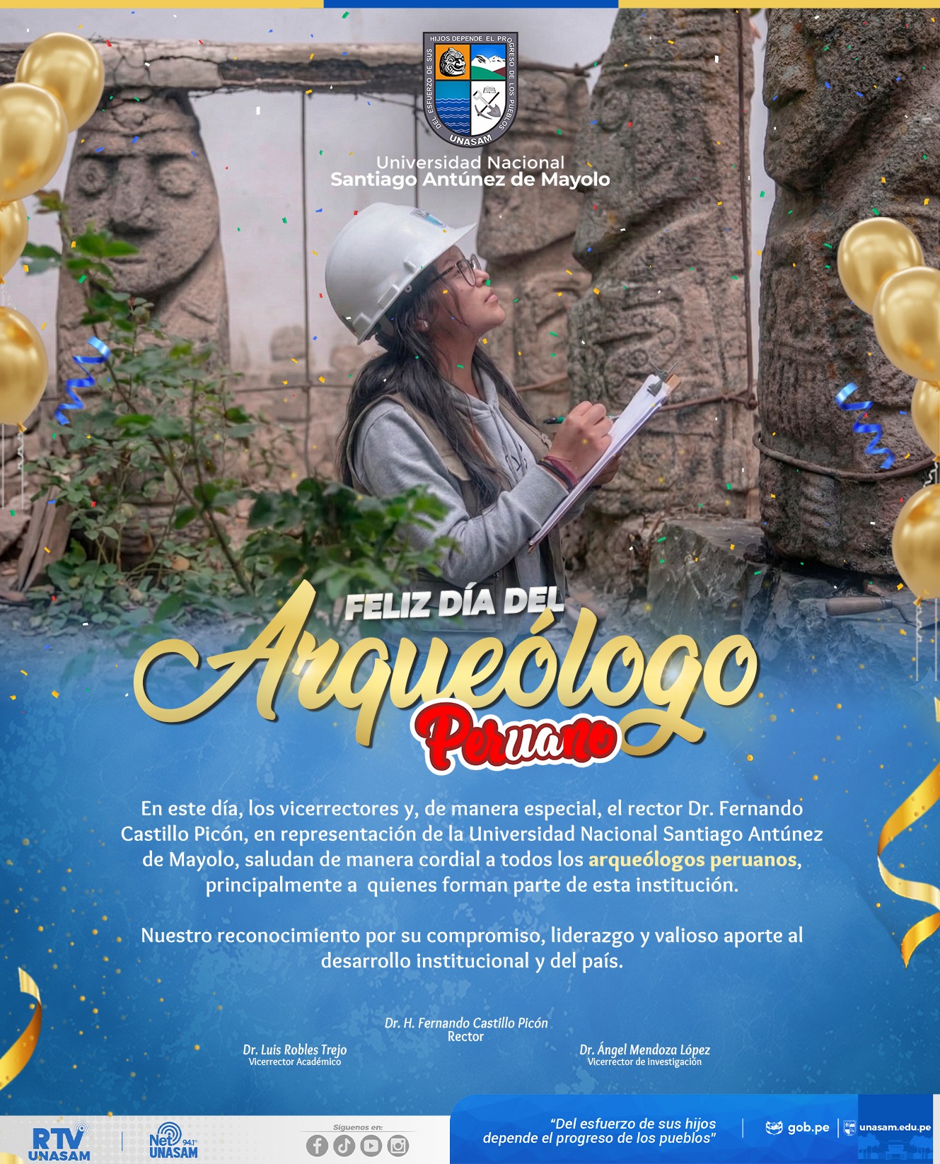  														¡Feliz Día del Arqueólogo Peruano!
														