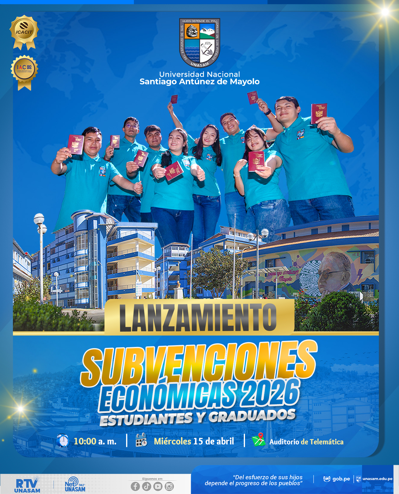  														LANZAMIENTO SUBVENCIONES ECONÓMICAS 2026
														
