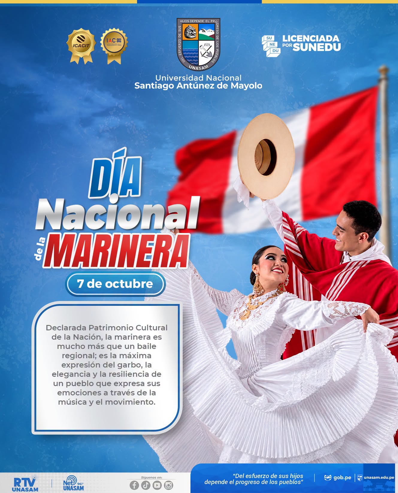  														Día nacional de la marinera 
														