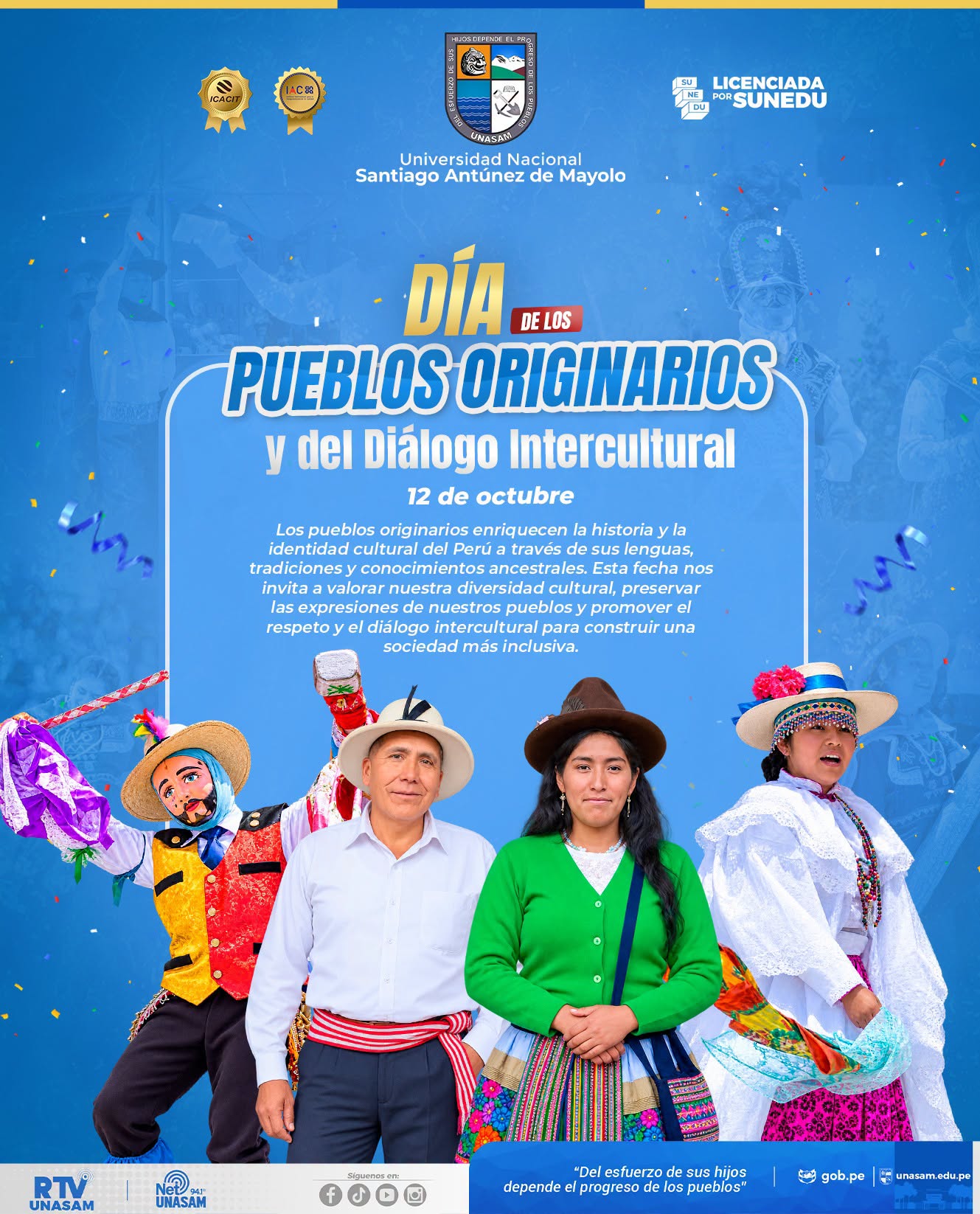  														Día de los pueblos originarios y del diálogo intercultural
														