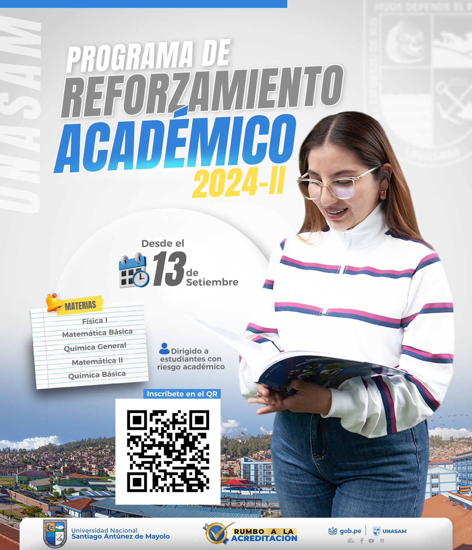  														PROGRAMA DE REFORZAMIENTO ACADÉMICO 2024-II
														