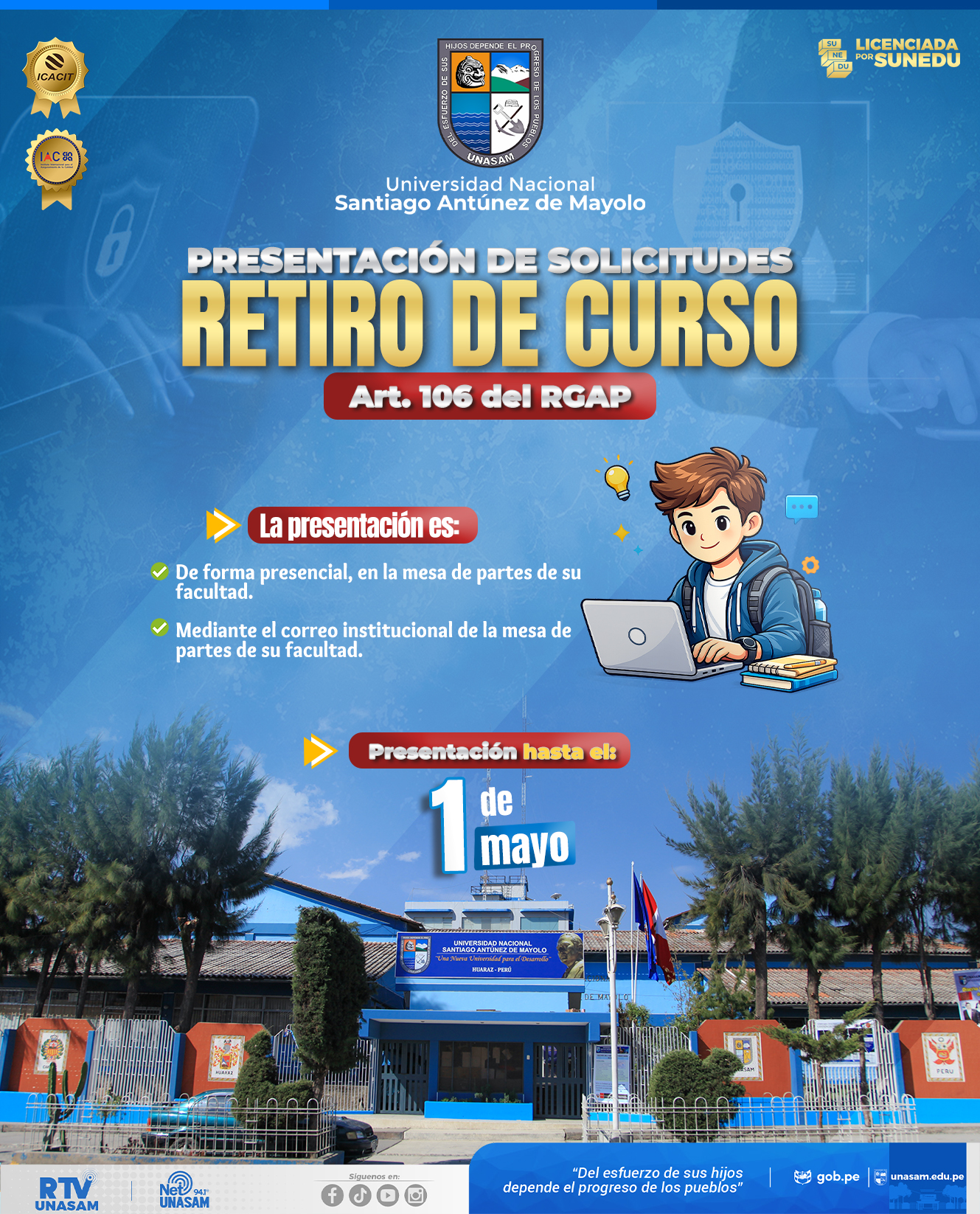 														RETIRO DE CURSO
														