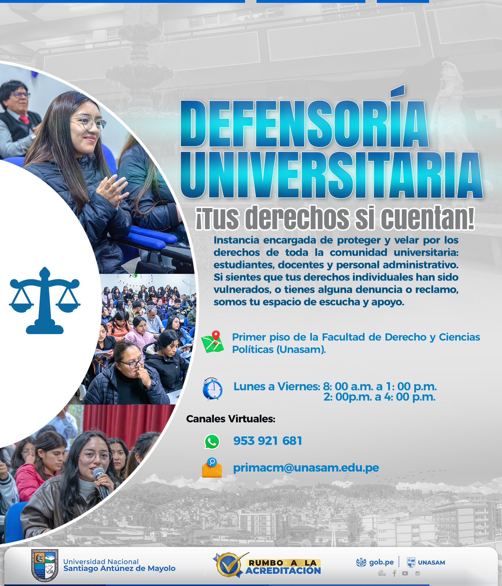  														DEFENSORÍA UNIVERSITARIA- UNASAMA
														