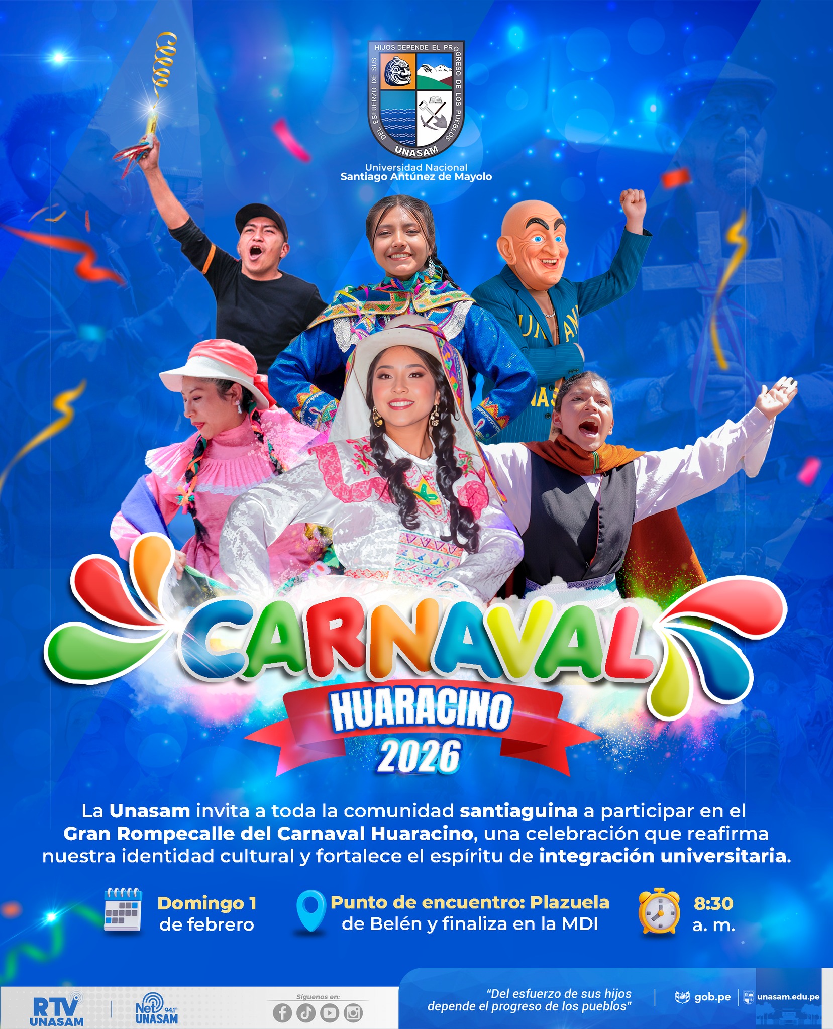  														Vive el Carnaval Huaracino
														