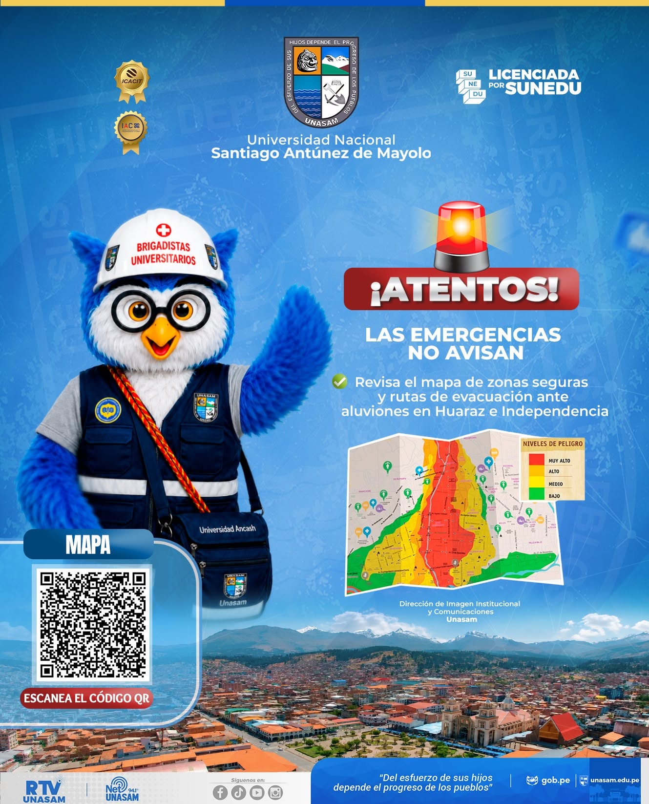  														¡Atentos! las emergencias no avisan
														