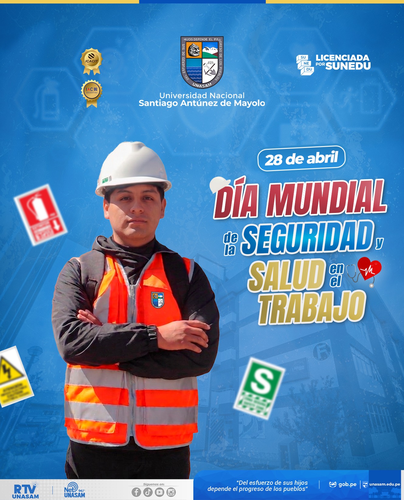 														DÍA MUNDIAL DE LA SEGURIDAD Y SALUD EN EL TRABAJO
														