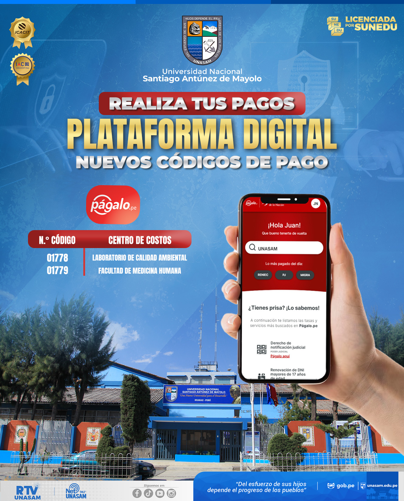  														NUEVOS CÓDIGOS DE PAGO EN LA PLATAFORMA PAGALO,PE
														