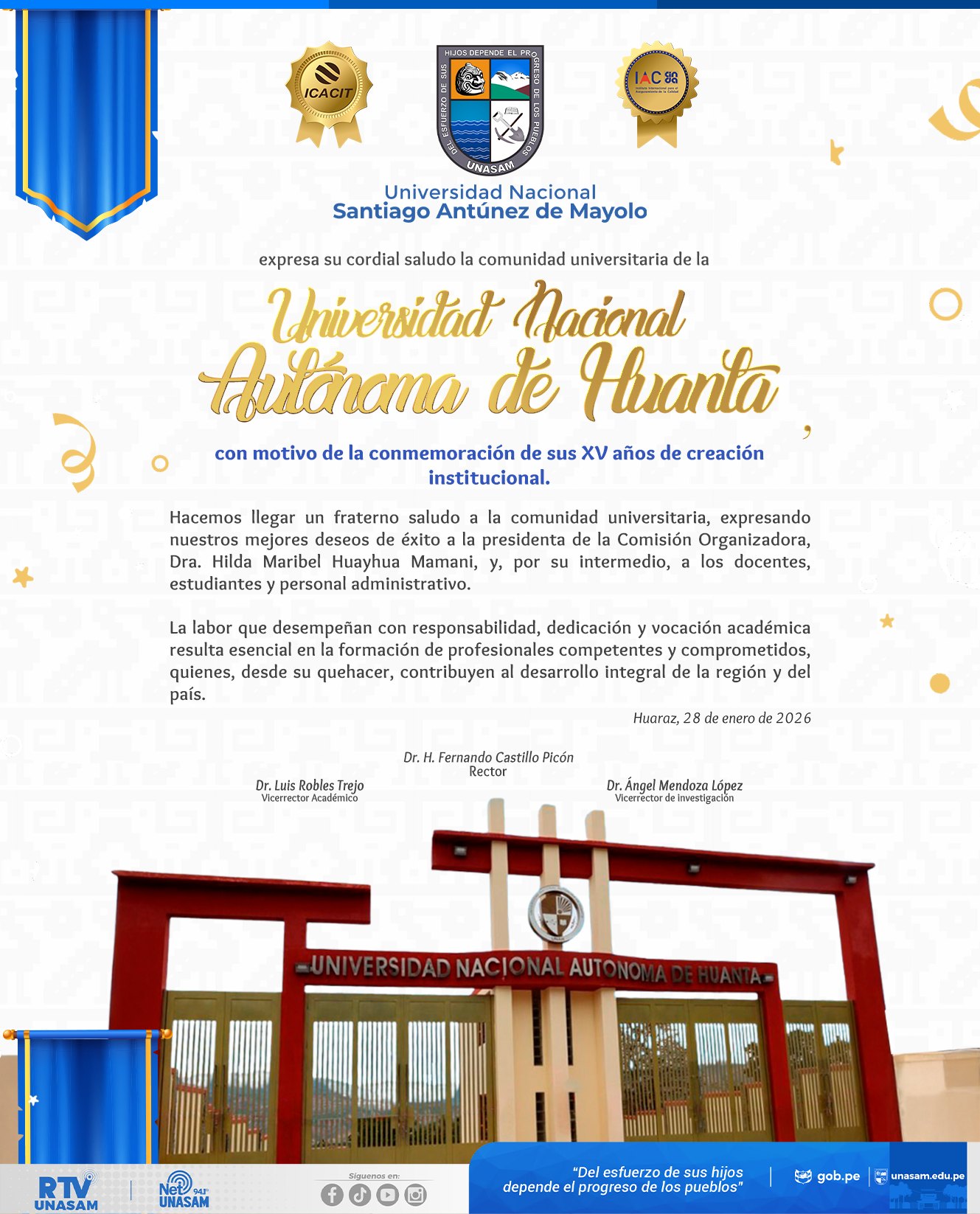  														Feliz aniversario, Universidad Autonoma de Huanta!
														