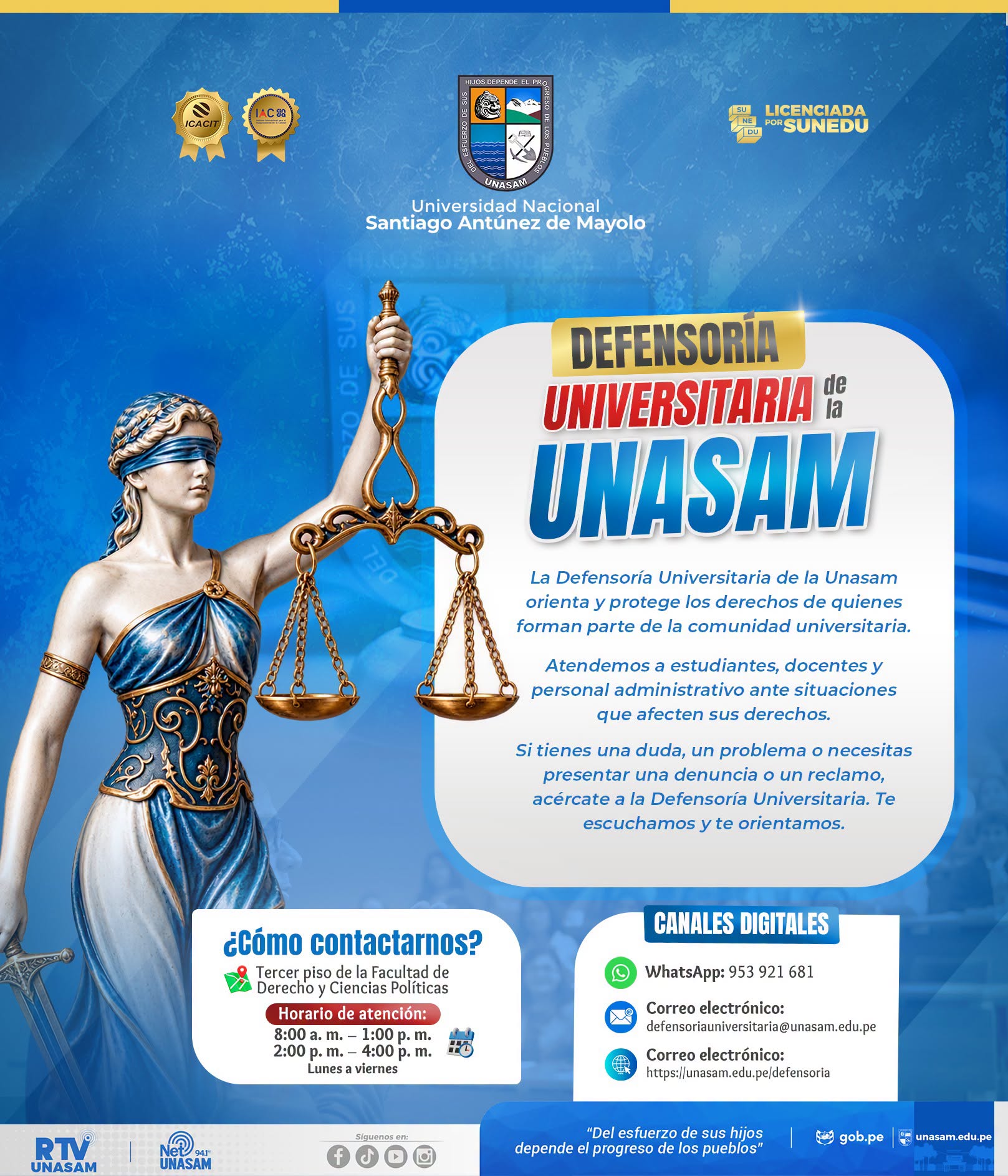  														Unasam comprometida con una comunidad universitaria mas justa y participativa
														