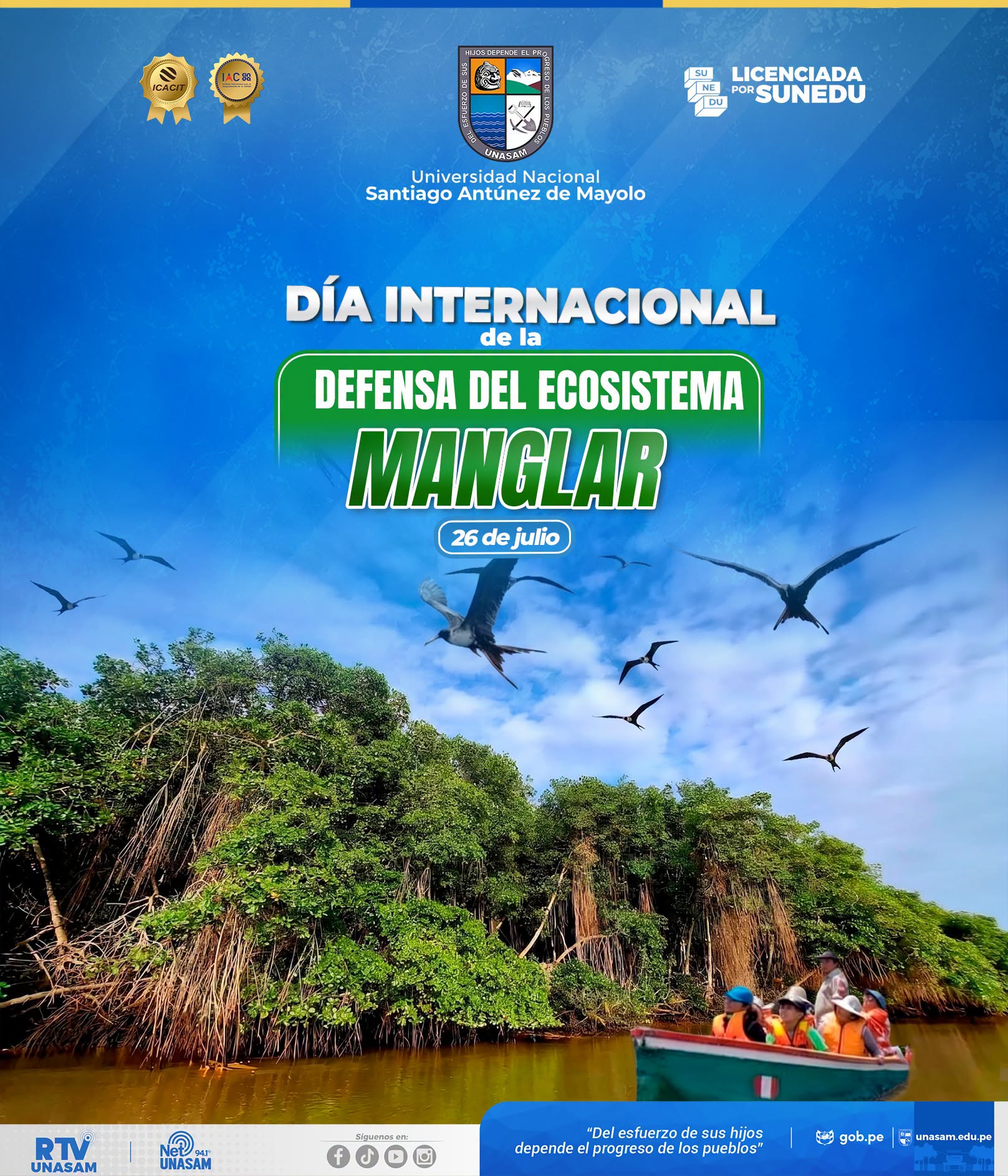  														Día internacional de la defensa del ecosistema manglar
														